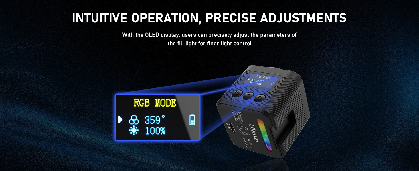 Mini Cube COB Video Light