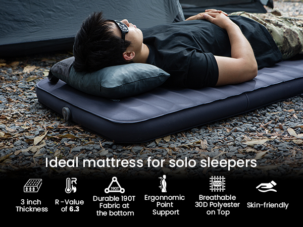 ワンティグリス　DREAMSTAR Amazon.com : ONETIGRIS Dreamstar Single Air Mattress, Self