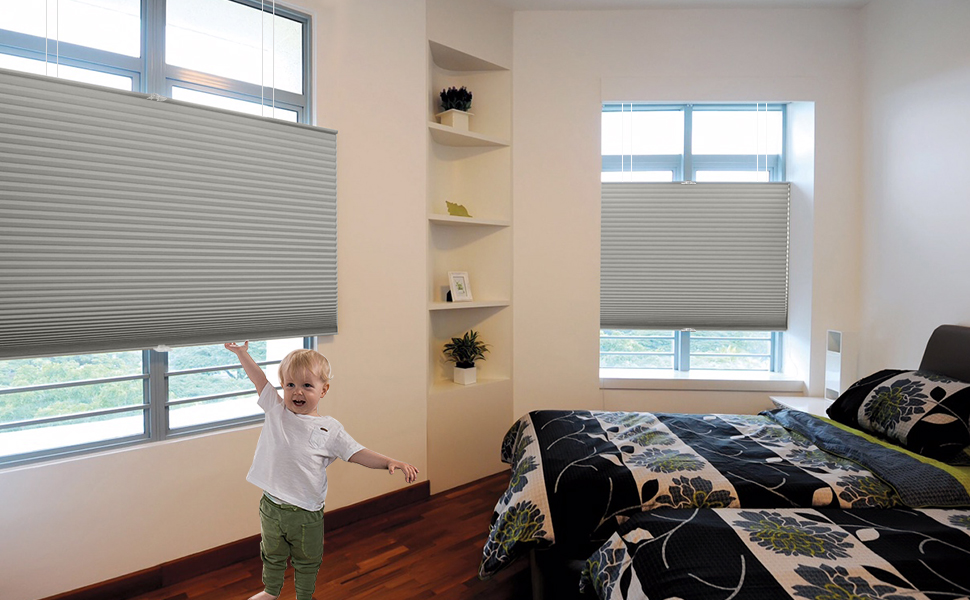 Hiifroy Top Down Bottom Up Cellular Shades Cordless