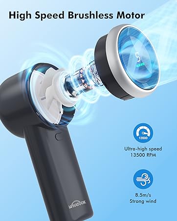 portable fan handheld personal for travel small mini face fans hand held battery operated women 