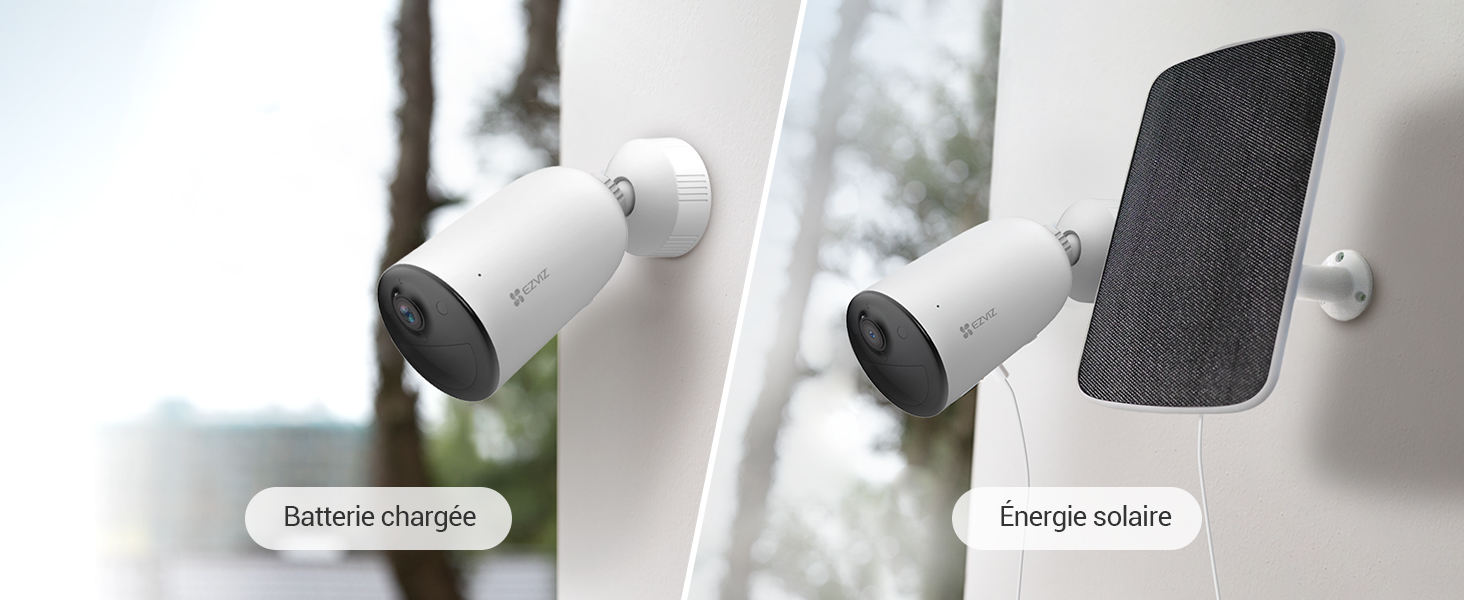 EZVIZ Panneau Solaire d'alimentation en Continu pour EZVIZ Caméra