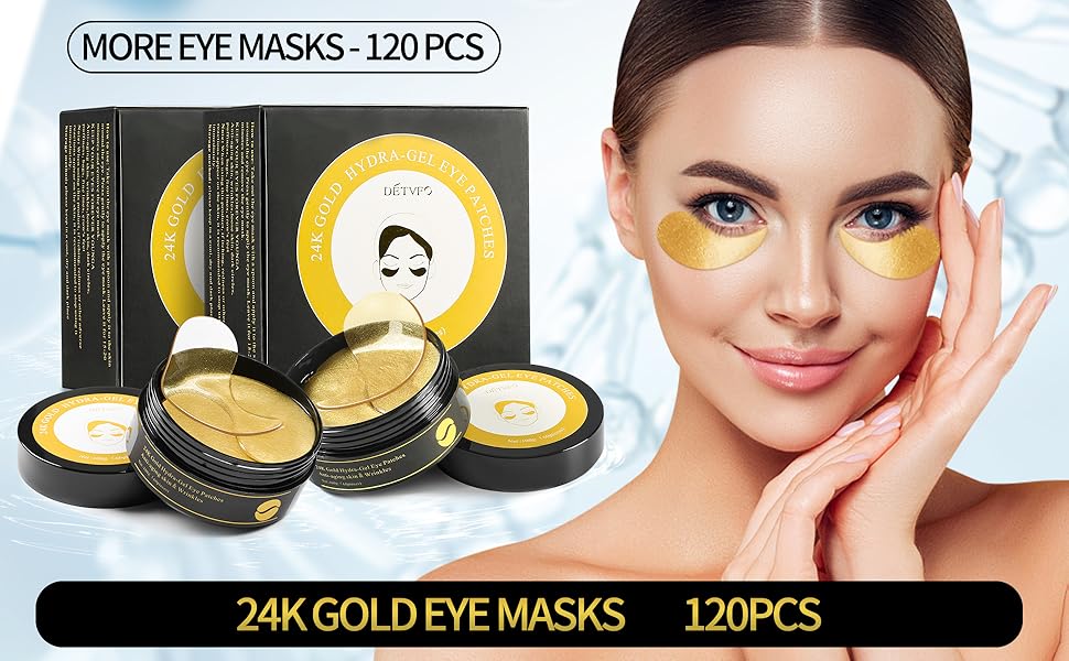 WANG BAO Under Eye Patches 120 PCS (60 Pairs) Eye Mask