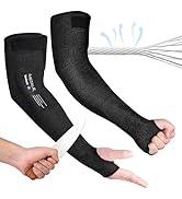 toolant ANSI A6 Cut Resistant Sleeves, Arm Protection Sleeves for Gardening & Thin Skin and Bruis...