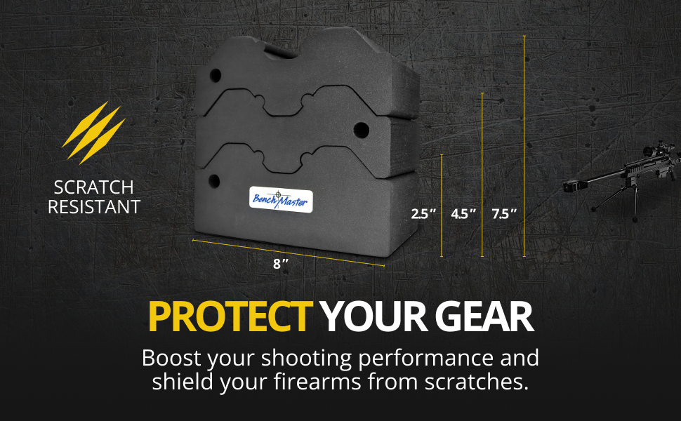 BenchMaster 3 Piece Bench Block (2.5", 4.5", and 7.5