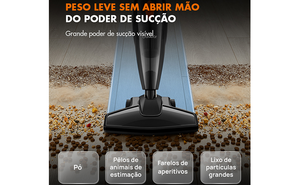 Aspirador de pó mão gaabor