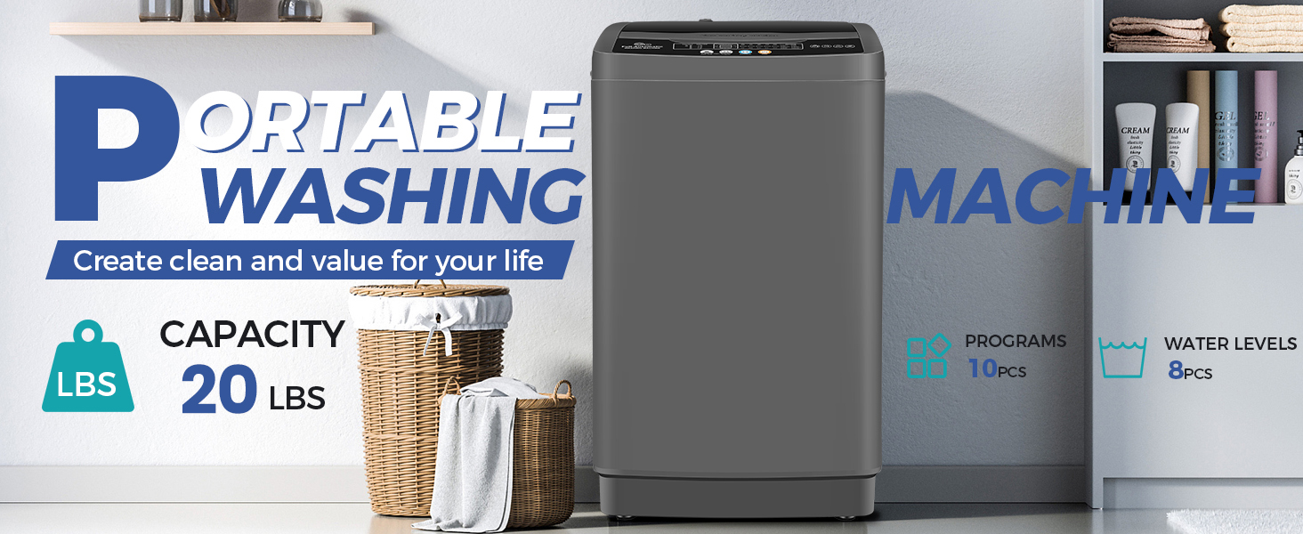 20LBS Portable Washing Machine