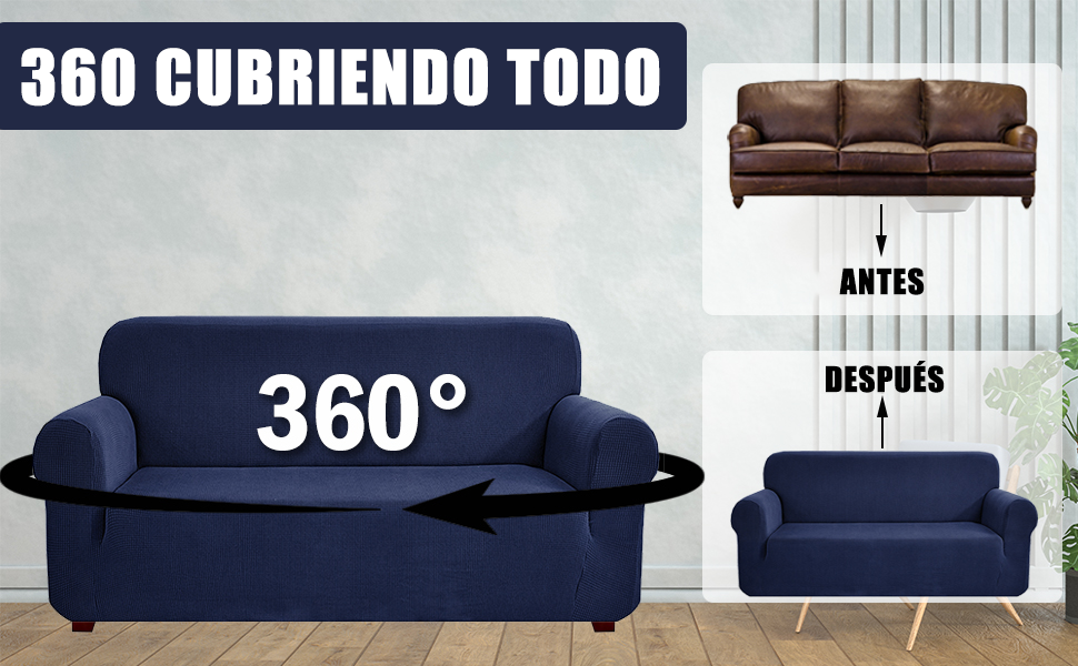 Funda de Sofá,Cubre Sofa 23 Plazas,Protector de Sofá de Tela Gruesa