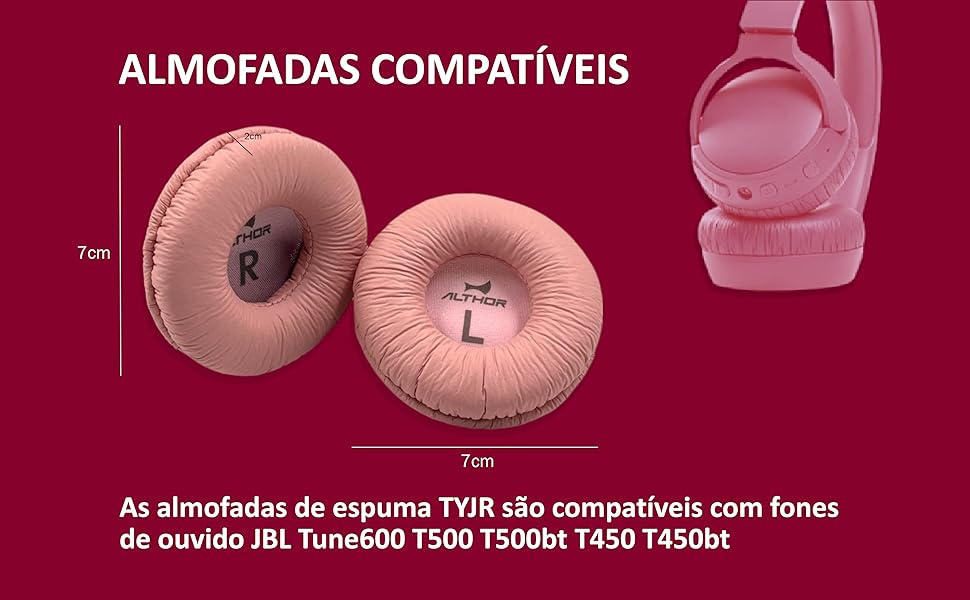 Compatíveis fone de ouvido