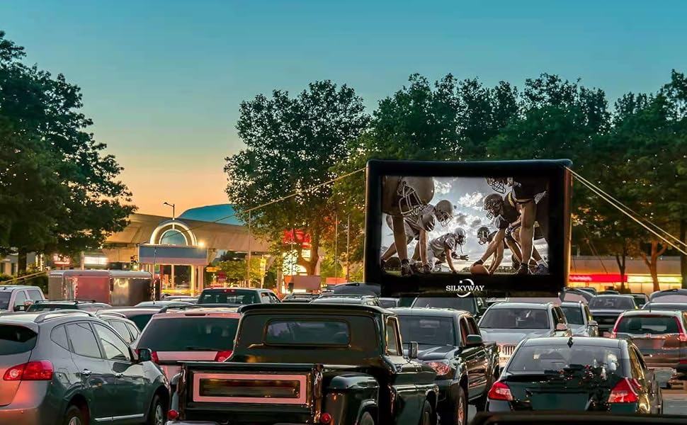 Outdoor Inflatable Movie Projector Screen Portable Blow Up TV ProjectoTheater Screen