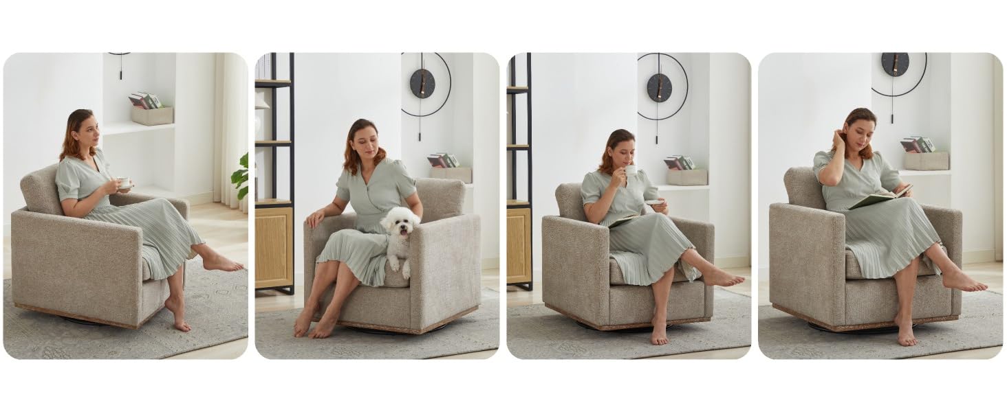 swivel accent chair