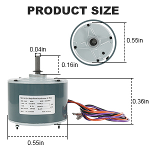 RALBDX 68J97 Condenser Fan Motor Compatible with Lennox