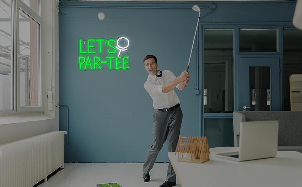 golf neon sign