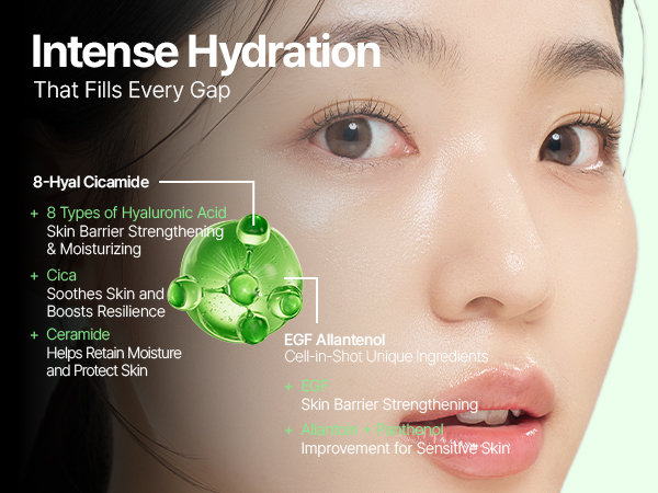 Amazon.com: CELL IN SHOT EGF Allantenol Barrier Repair Cream