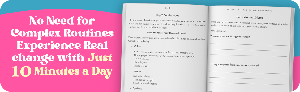 self love workbook positive body image self esteem journal confidence self care for women 4