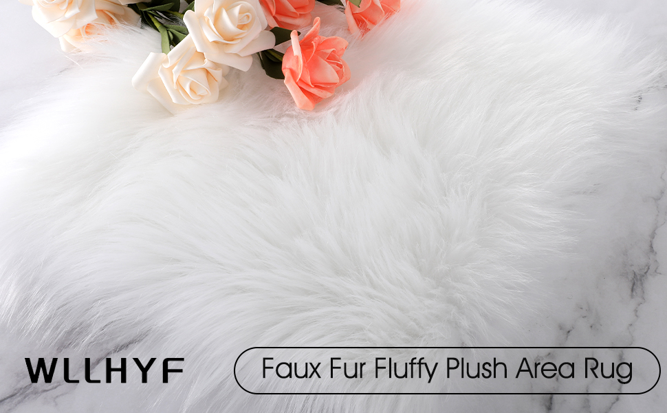 Faux Fur Fluffy Plush Area Rug
