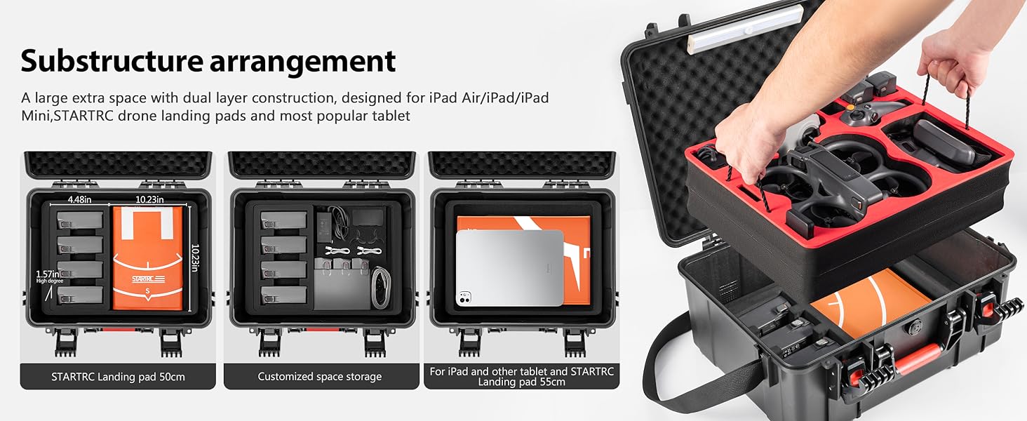 large space waterproof case