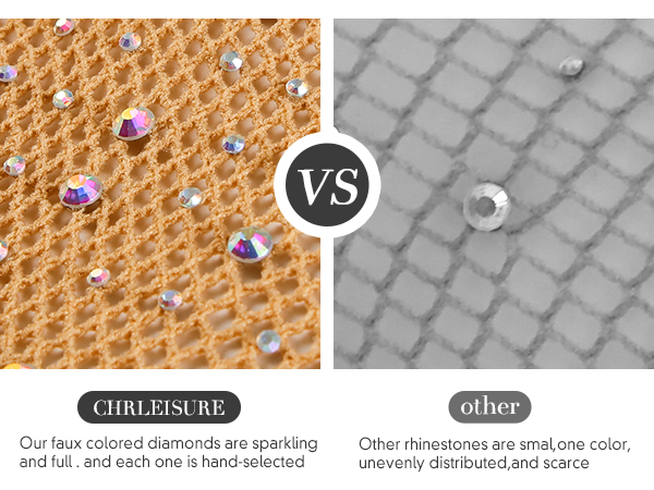 Rhinestone Fishnets