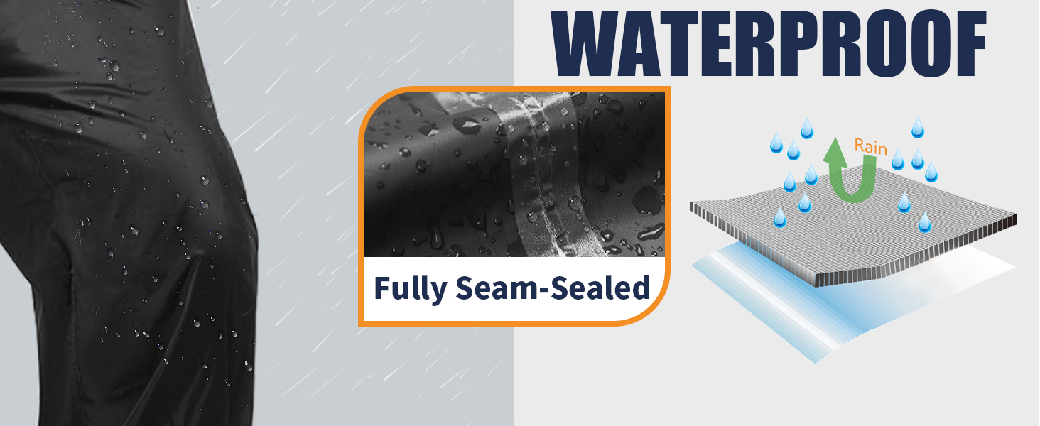 waterproof rain pants