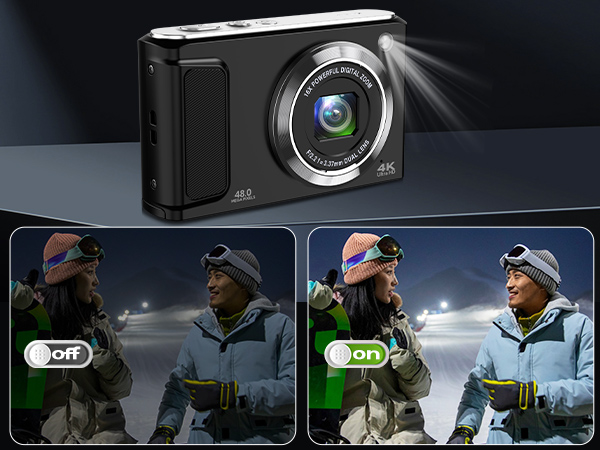 Amazon | Bofypoo 4K デジタルカメラ デジカメ デュアル