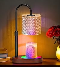 Lámpara calentadora de velas con LED