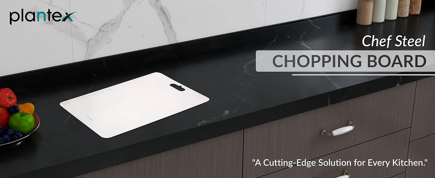 stainless steel chopping board