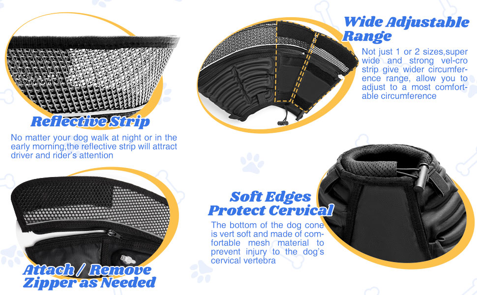 AnimaCure dog cone Upgraded design