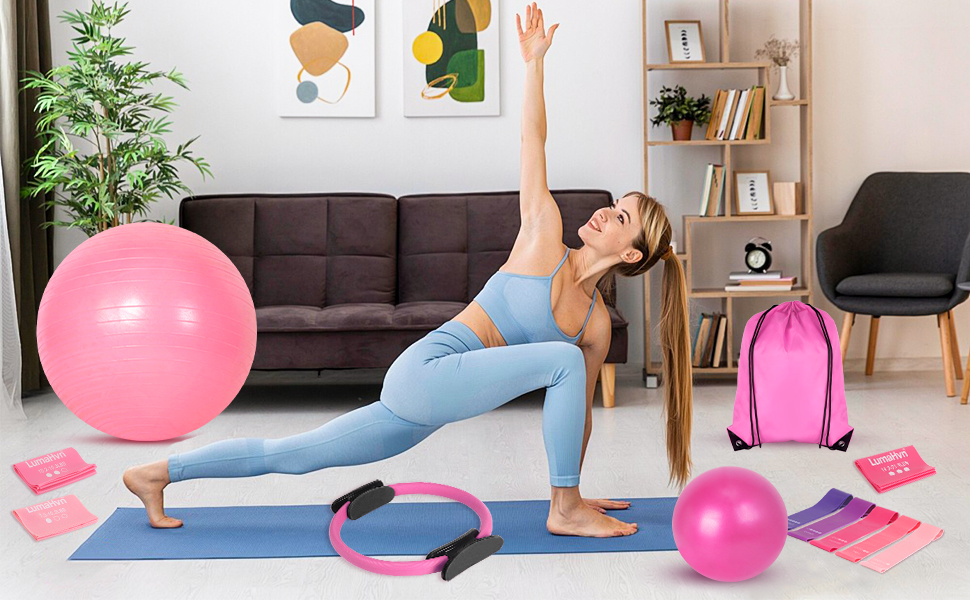 Support your pelvic floor with targeted ring and ball exercises during pregnancy or postpartum.
