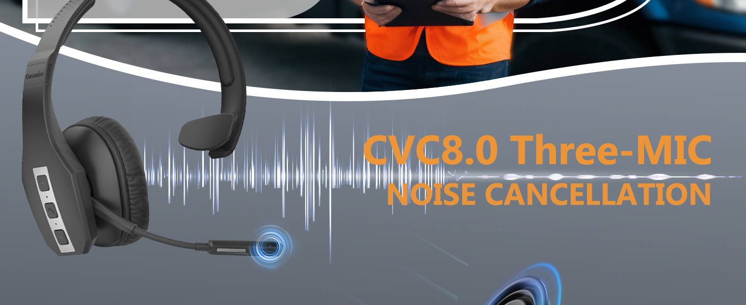 noise cancellation bluetooth headset