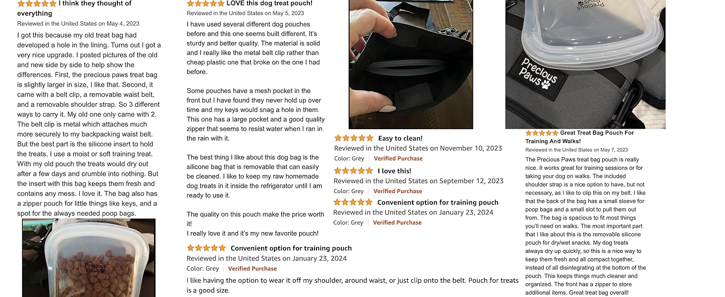 dog treat training pouch product reviews