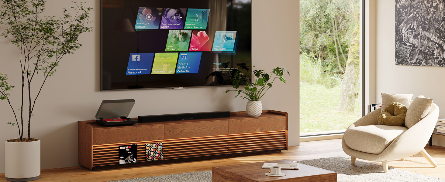 mid century modern tv stand