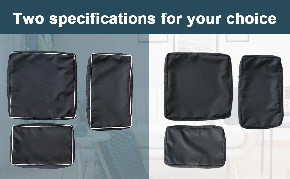 VIXLON Outdoor Patio Cushions Replacement Covers for