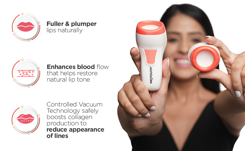 PROTOUCH Prolips Lip Plumper Device Automatic, Smart, Safe