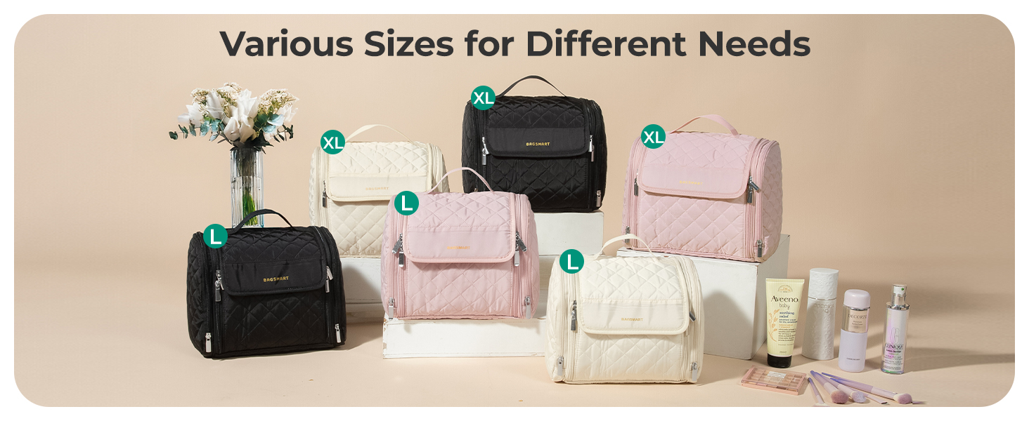 BAGSMART Travel Toiletry Bag