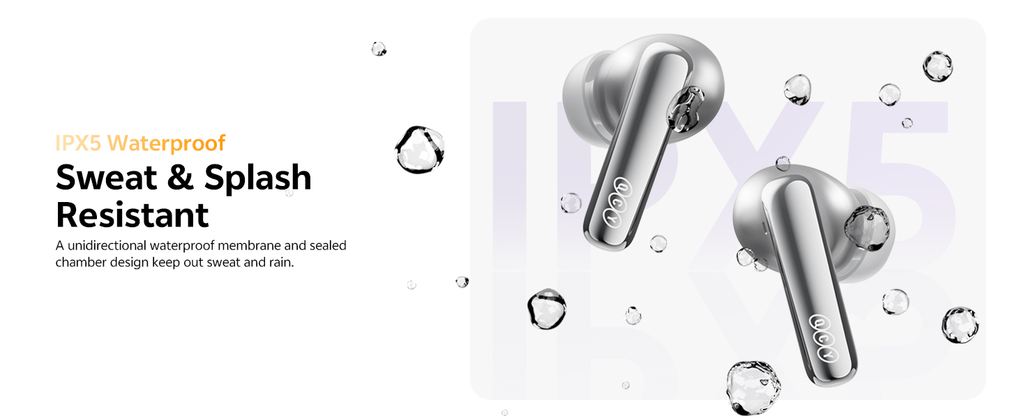 IPX5 Waterproof