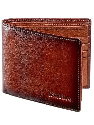 Amazon.com: Mandiva Wallet for Men-Genuine Leather RFID Blocking