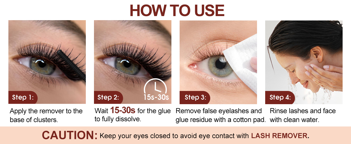 EYE LASH REMOVER FOR DIY LASHES