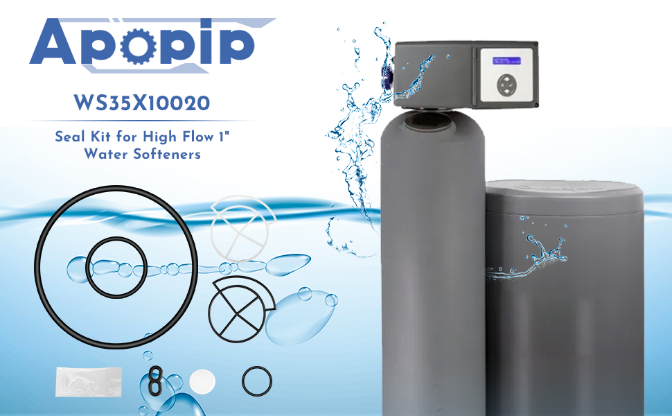 Seal Kit WS35X10020 for Water Softener Compatible with General Electric