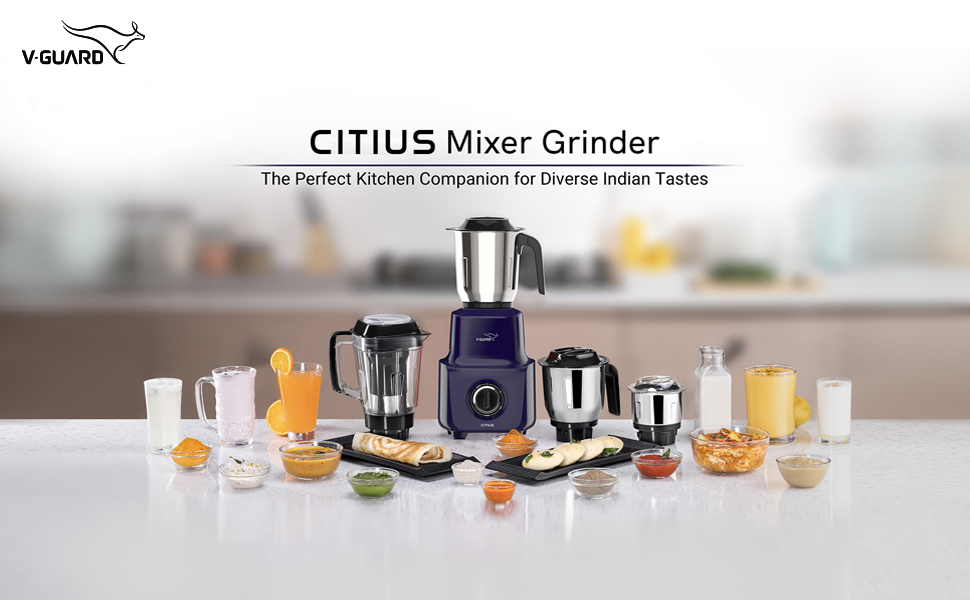 Citius Blue Mixer Grinder