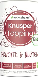 früchte blüten topping