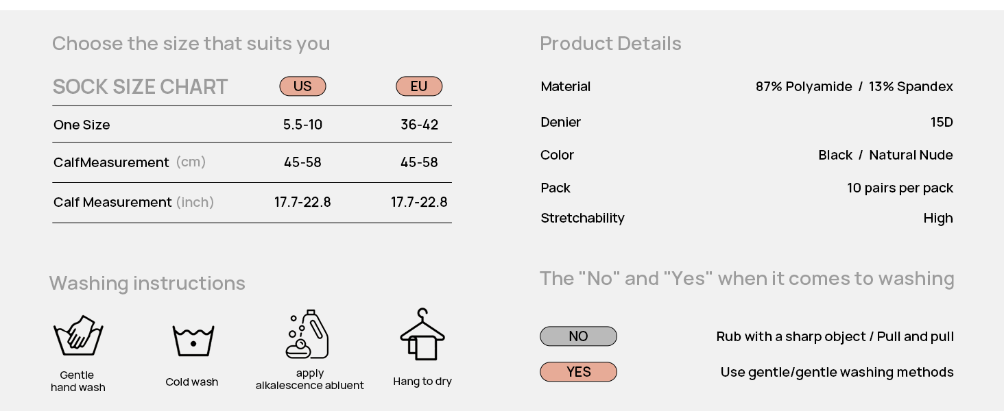 nylon socks for women