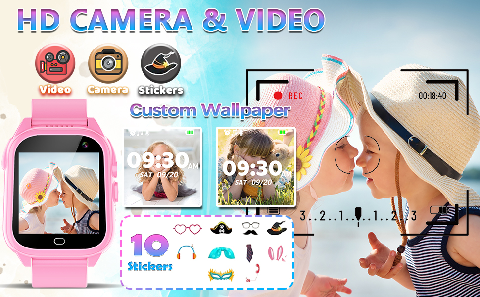 Waterproof Smart Watch for Kids 312 Years Old Boys Toys