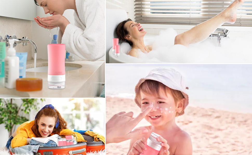 reiseflaschen zum befüllen silikon reiseflaschen travel bottle reiseset kosmetik leer