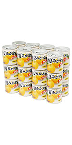Amazon.co.jp: 九州旬食館 国産 甘夏 みかん （身割れ） 缶詰 24