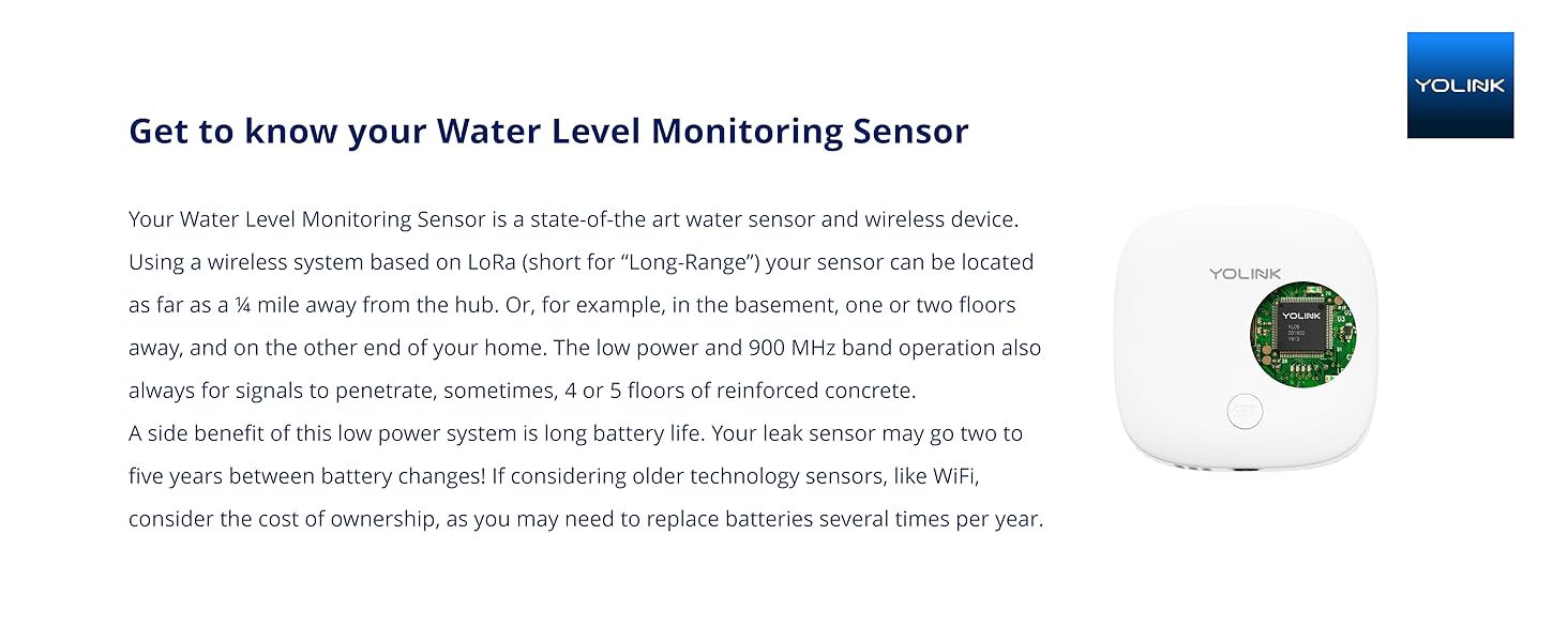 water level monitoring sensor