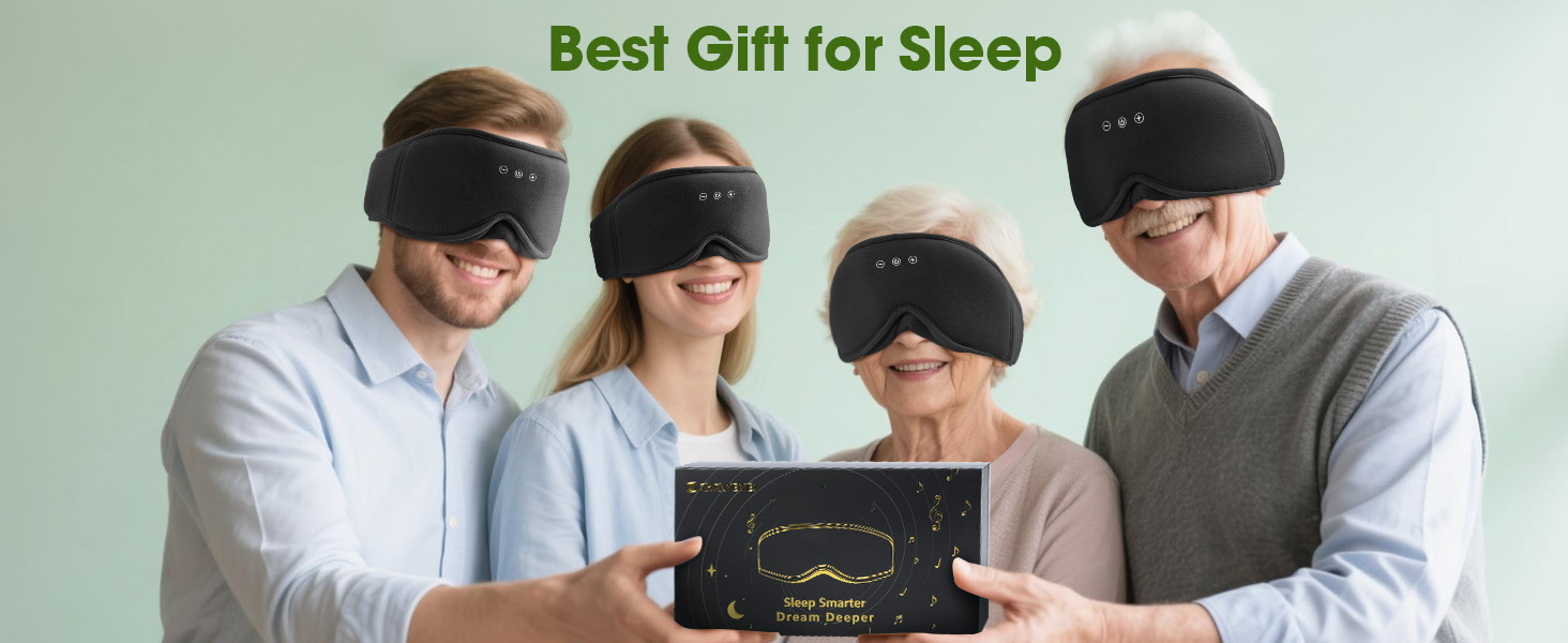 bamboo sleep eye mask bluetooth headphone for sleep