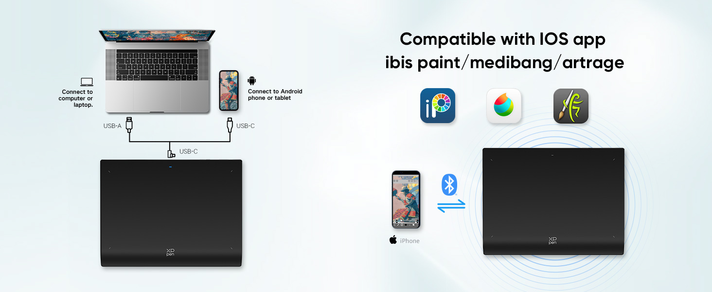 pen tablet for online teaching for laptop computer pen pad deco m