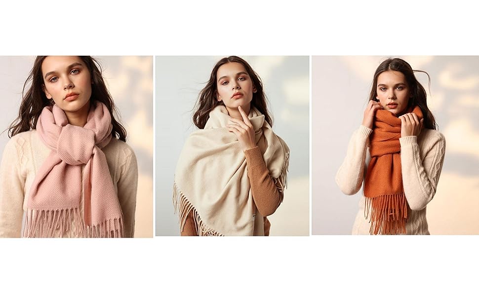 WY cashmere scarf detail show