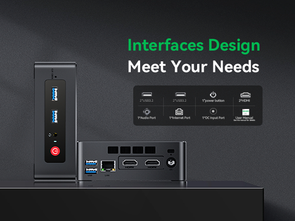 TRIGKEY G4 ミニPC 16GB 500GB TRIGKEY GREEN G4 Mini PC（N95版）レビュー：コンパクトで静音