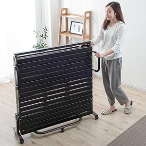 タンスのゲン販売　折りたたみベッド 耐荷重300kg  シングル、色 ナチュラル Amazon.co.jp: タンスのゲン ベッド シングル 折りたたみベッド