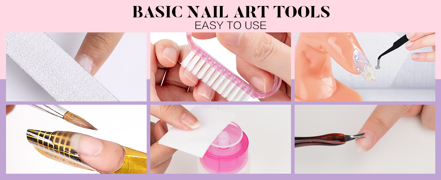 Morovan Acrylic Nail Kit Set Professional 12 Glitter